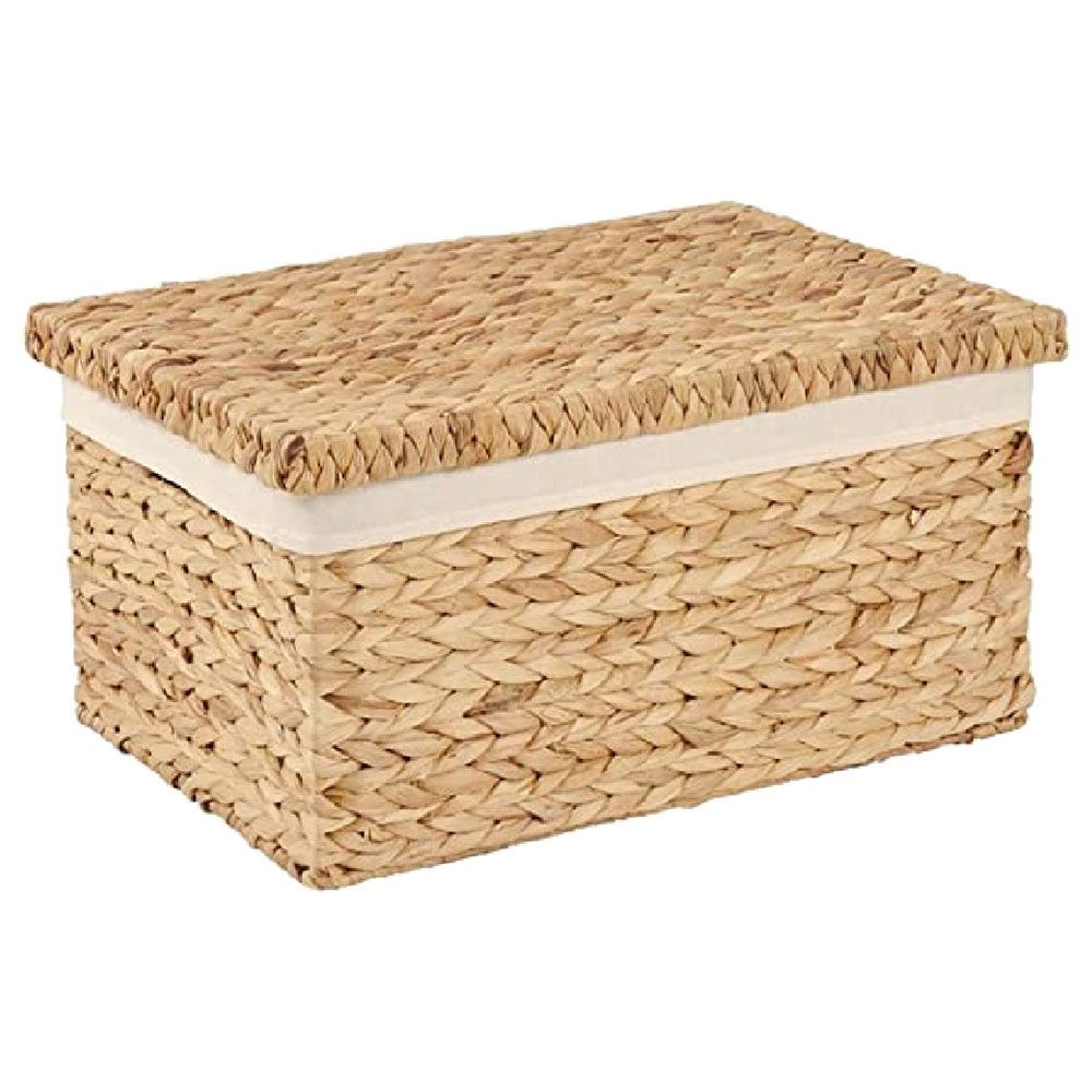 Homesmiths - Water Hyacinth Storage Box - Large - 51.5x35x25cm