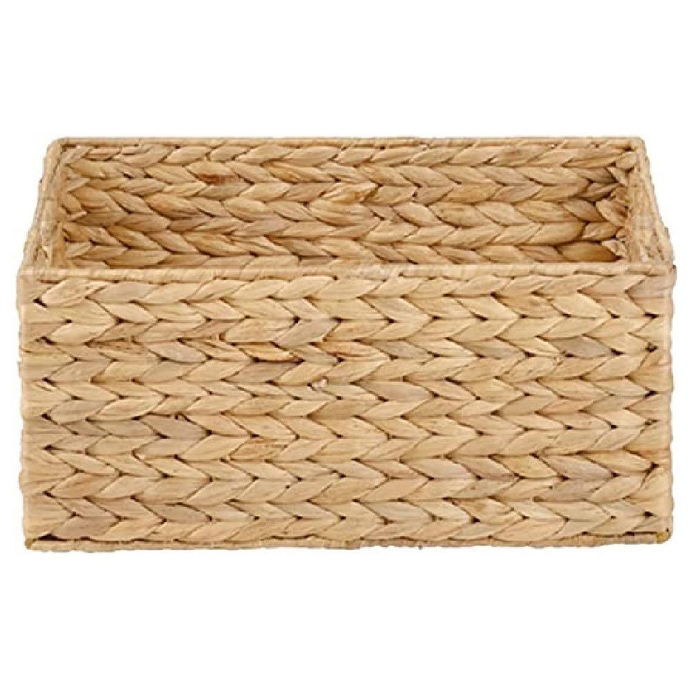 Homesmiths - Natural Water Hyacinth Storage Bins - Large - 44x30x20cm