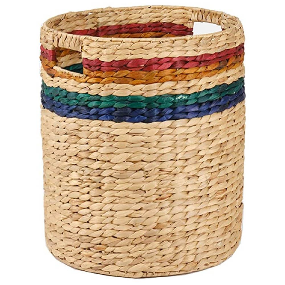 Homesmiths - Water Hyacinth Storage Hamper - Large - 38x41cm