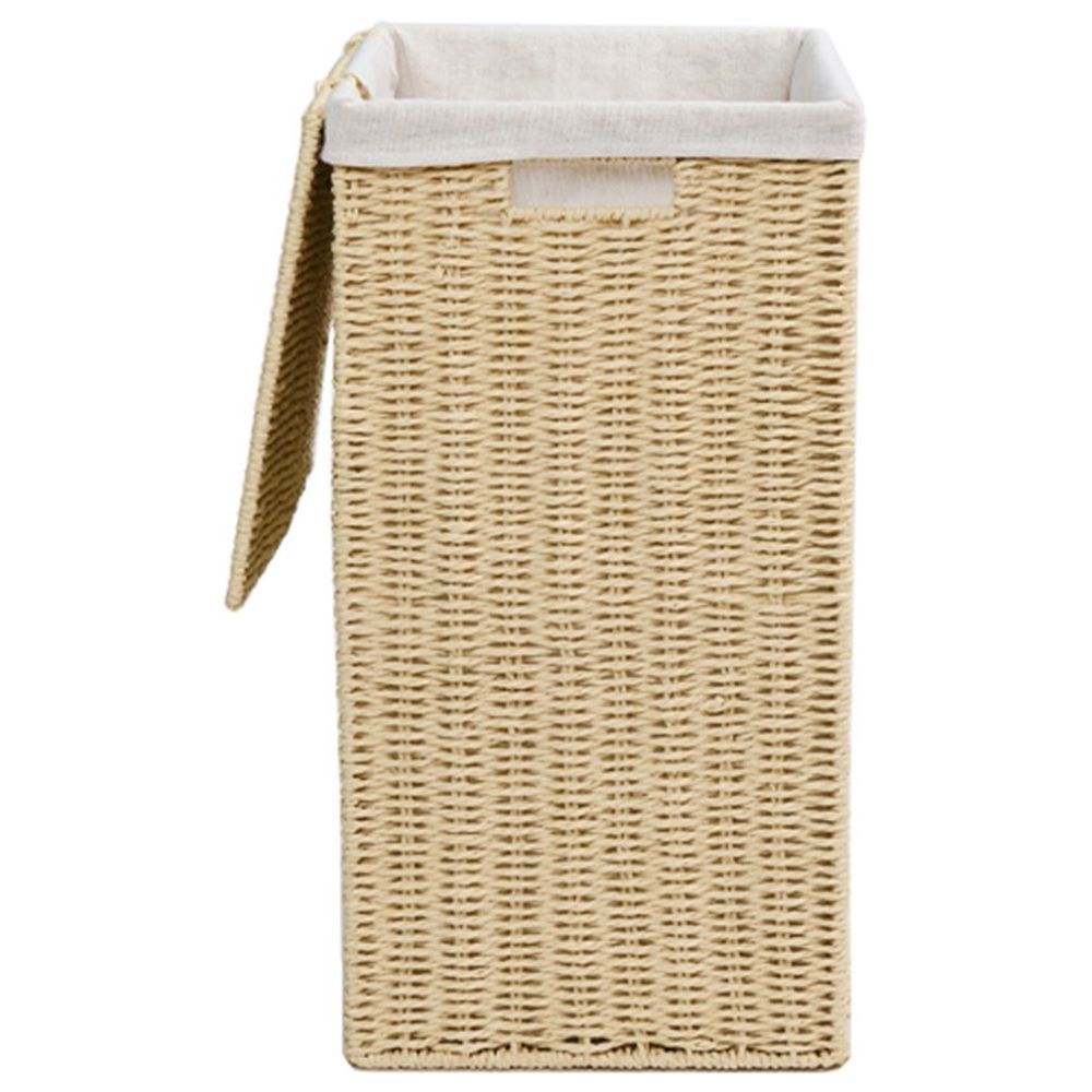 Homesmiths - Large Laundry Hamper W/ Liner - Natural