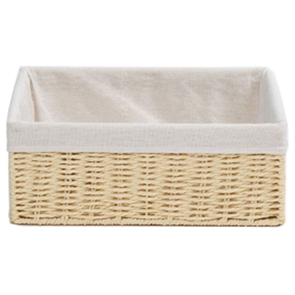 Homesmiths - Small Storage Basket W/ Liner - Natural