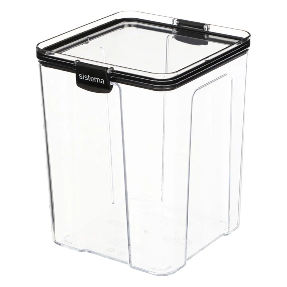 Sistema - Large Tritan Ultra Square Container 2.75L - Clear