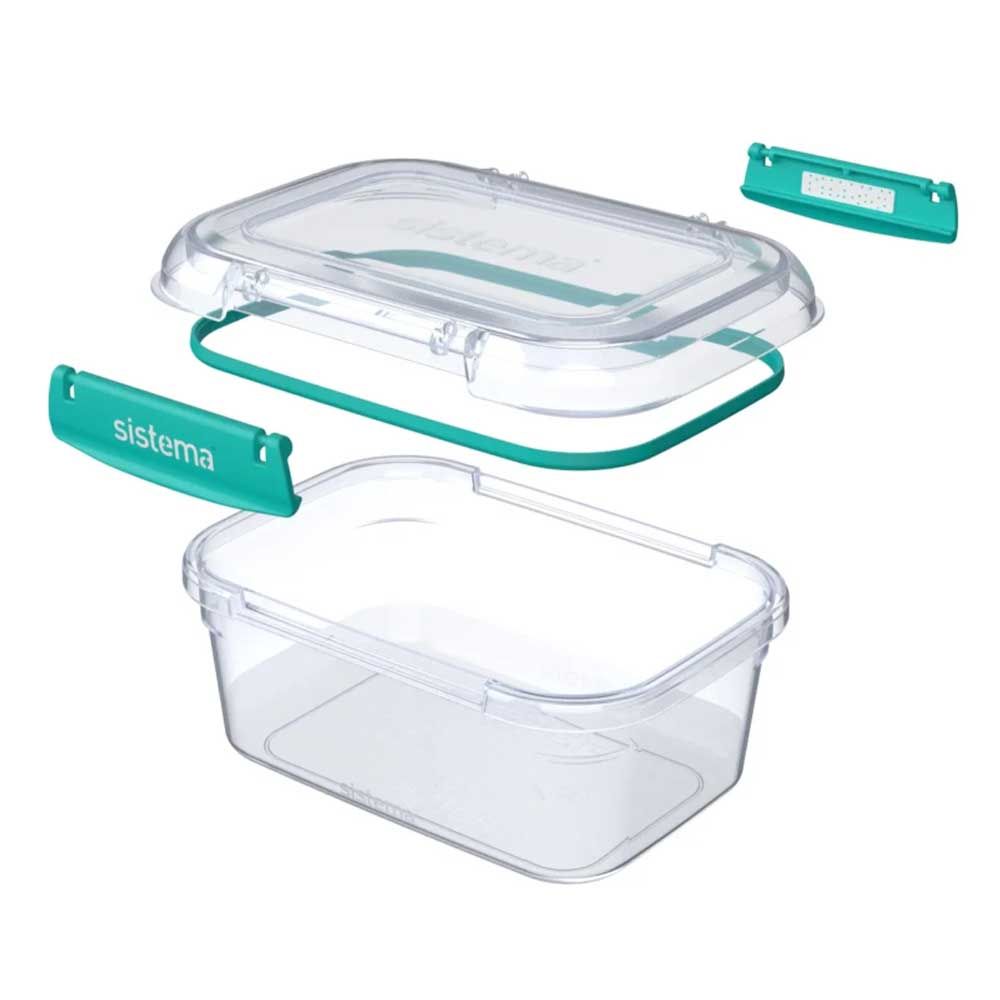 Sistema - Rectangle Klip It Plus 1.49L - Minty Teal