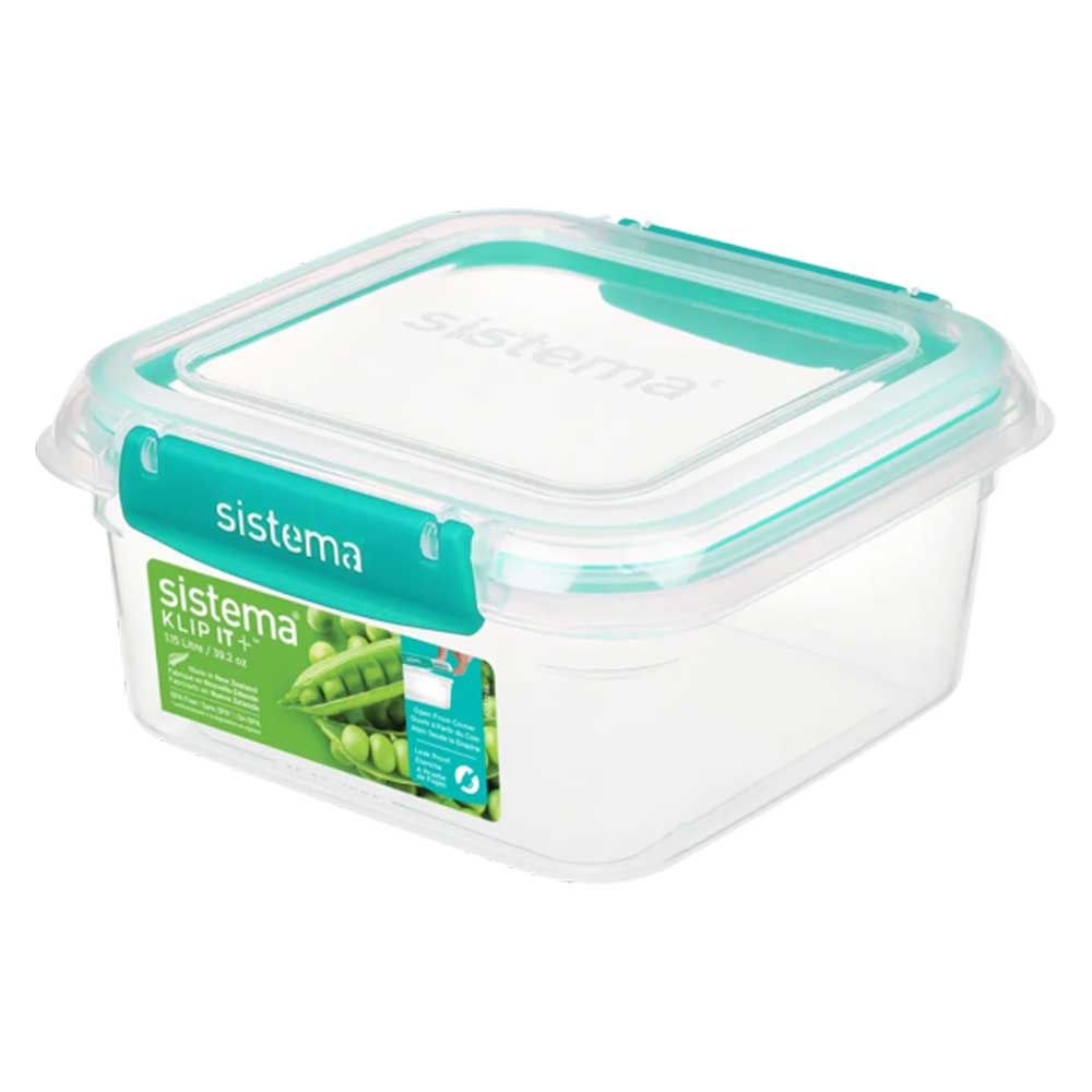 Sistema - Square Klip It Plus 1.15L - Minty Teal