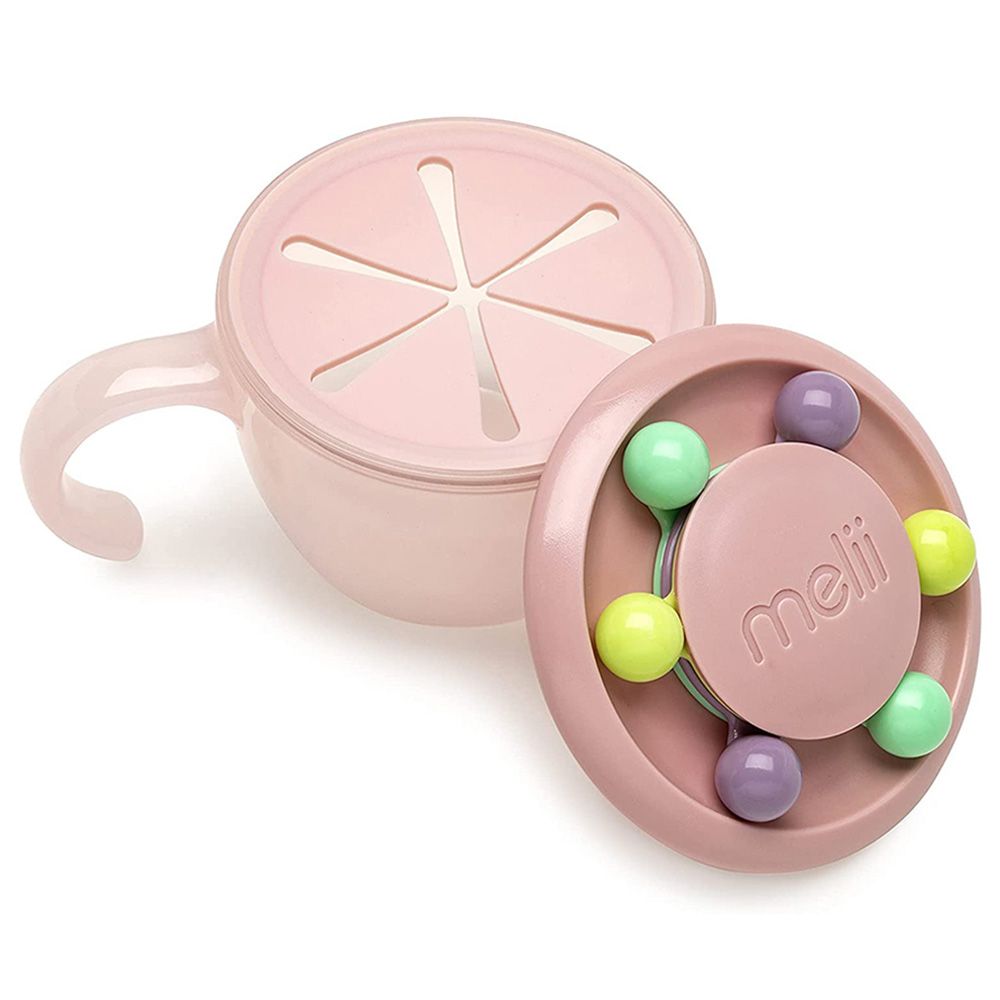 Melii - Abacus Snack Container 200ml - Pink