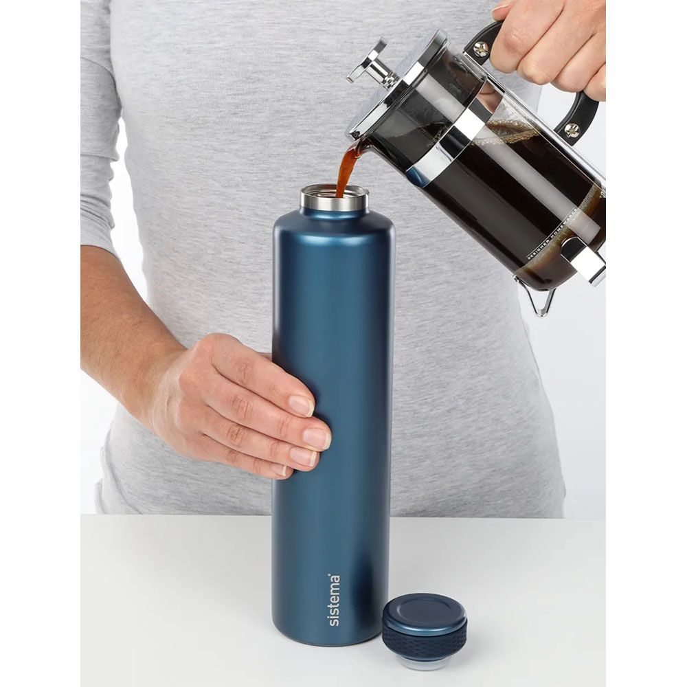 Sistema - Chic Stainless Steel Bottle 280mL - Purple