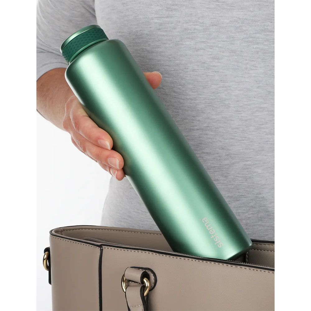 Sistema - Chic Stainless Steel Bottle 600mL - Green