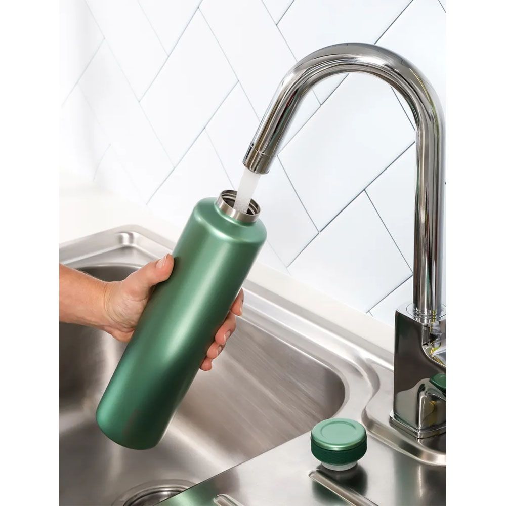 Sistema - Chic Stainless Steel Bottle 600mL - Green