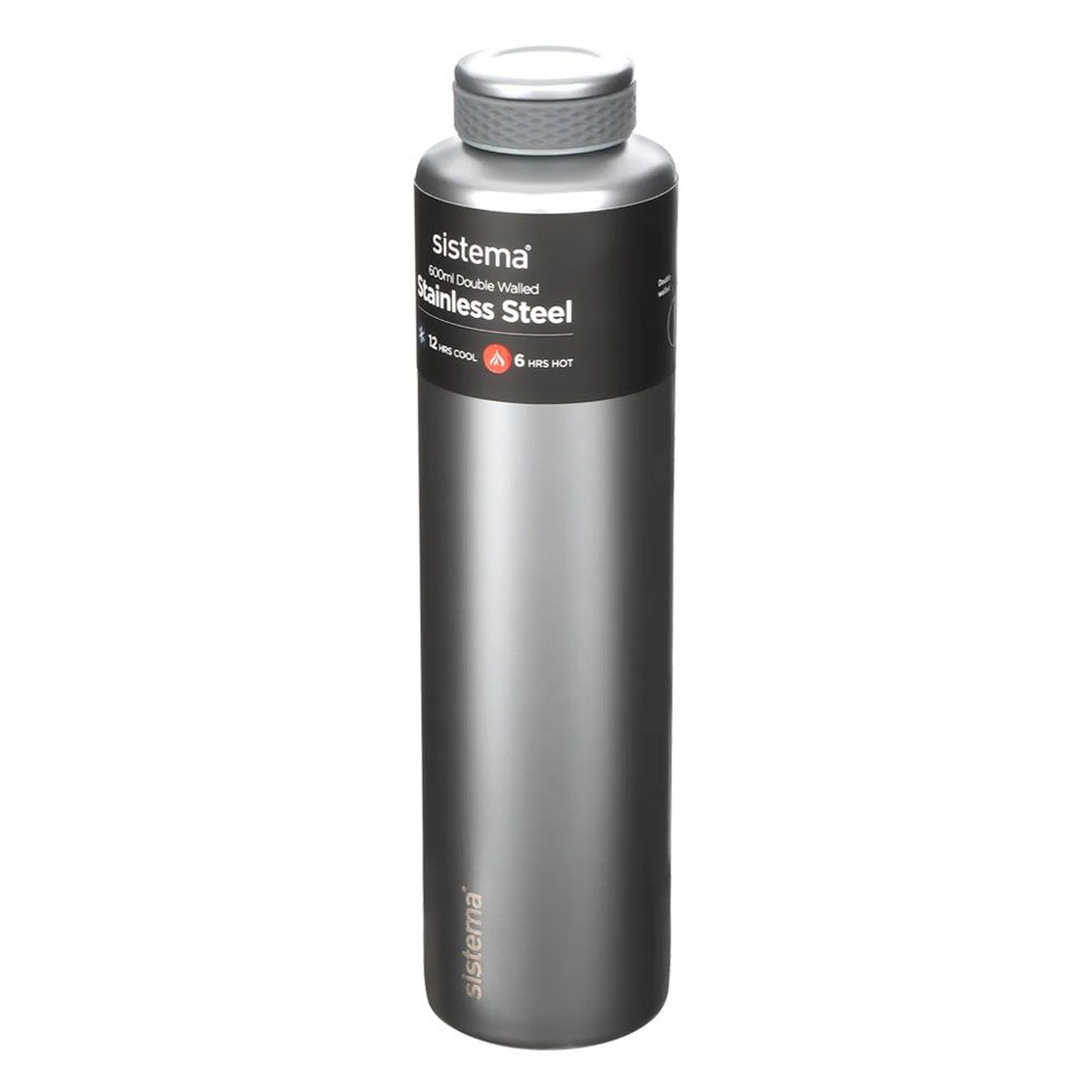 Sistema - Chic Stainless Steel Bottle 600mL - Green