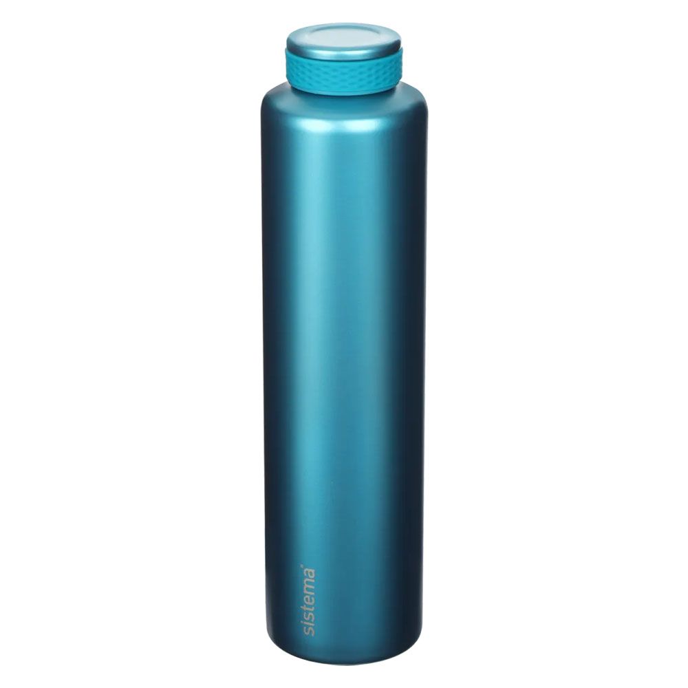 Sistema - Chic Stainless Steel Bottle 600mL - Teal