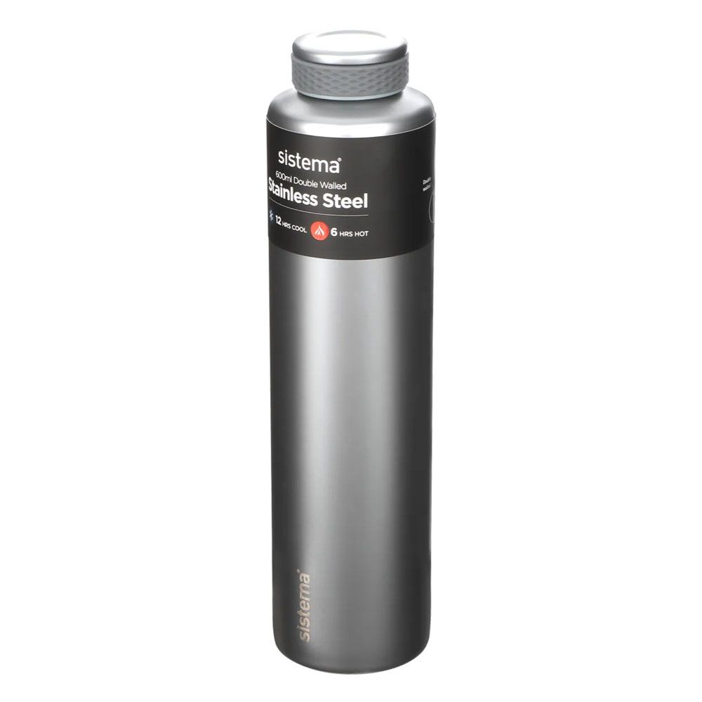 Sistema - Chic Stainless Steel Bottle 600mL - Teal