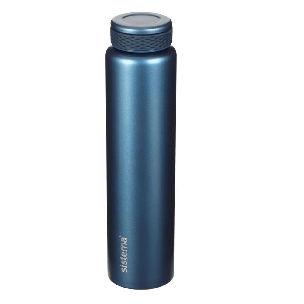 Sistema - Chic Stainless Steel Bottle 280mL - Blue