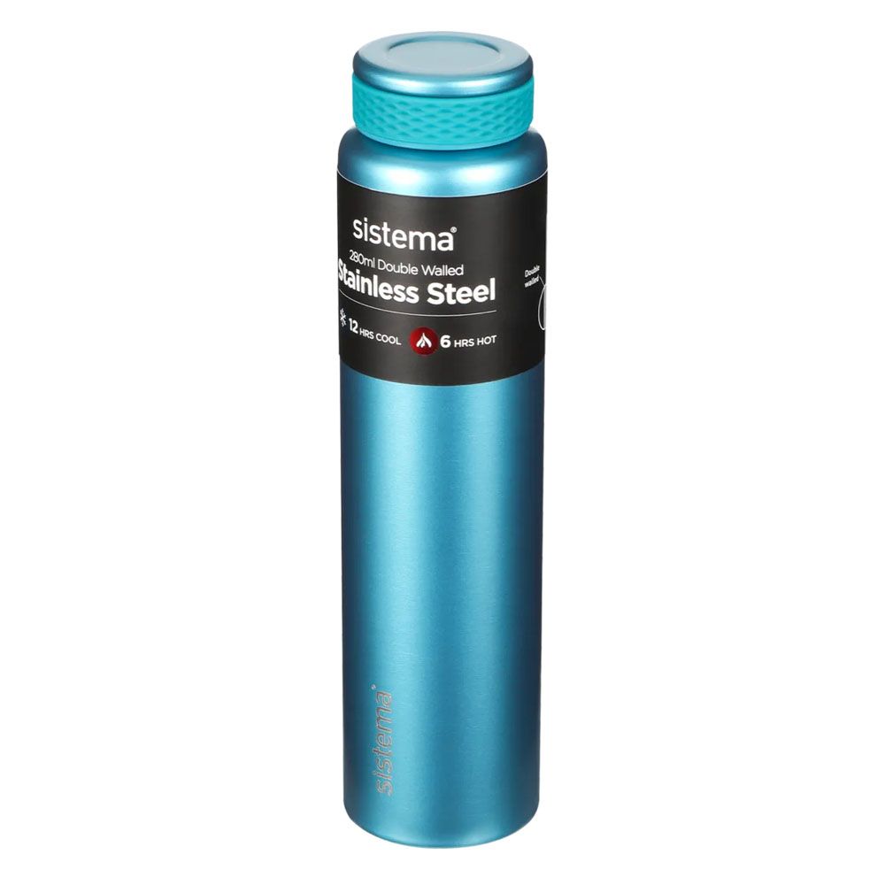 Sistema - Chic Stainless Steel Bottle 280mL - Green