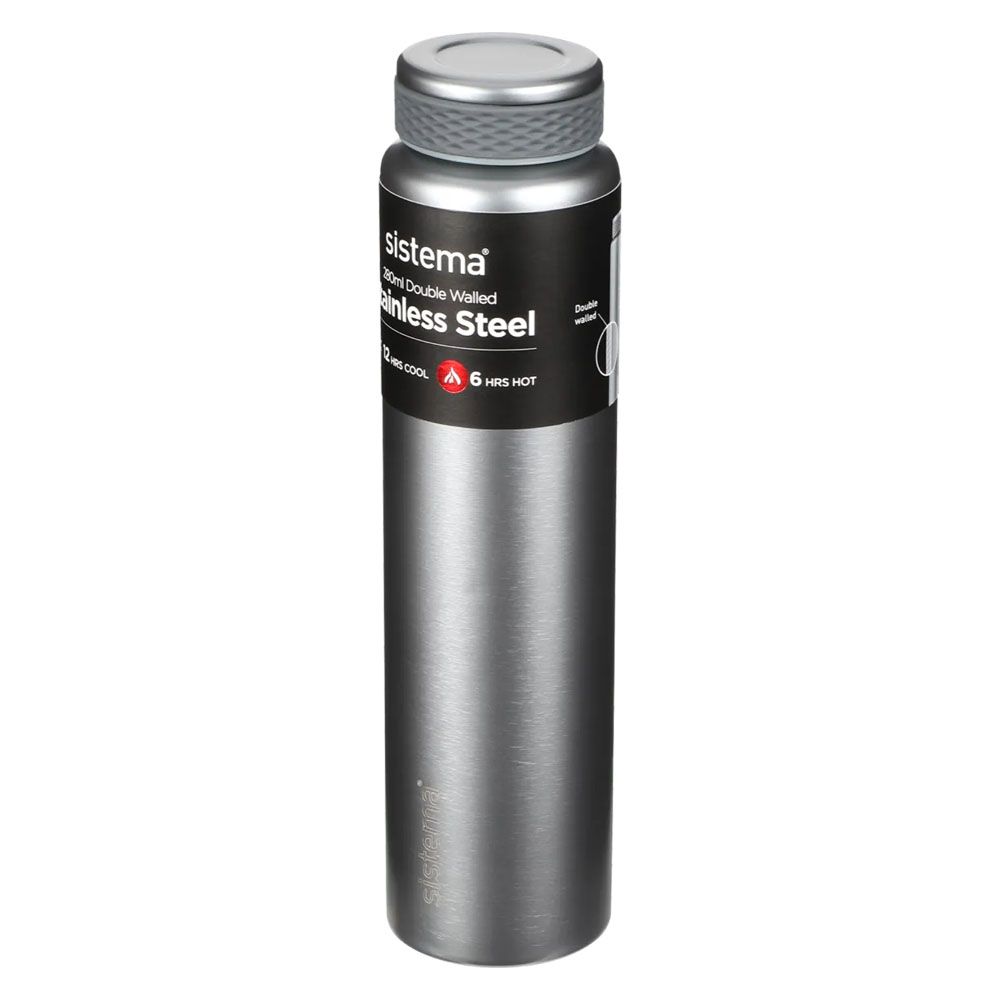 Sistema - Chic Stainless Steel Bottle 280mL - Teal