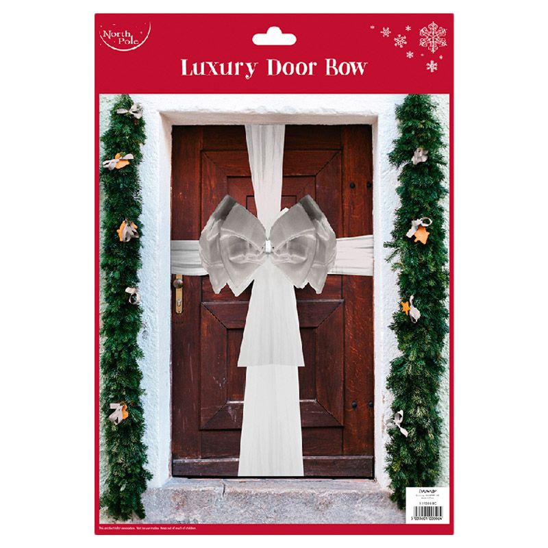 Eurowrap - Door Bow Silver - Large