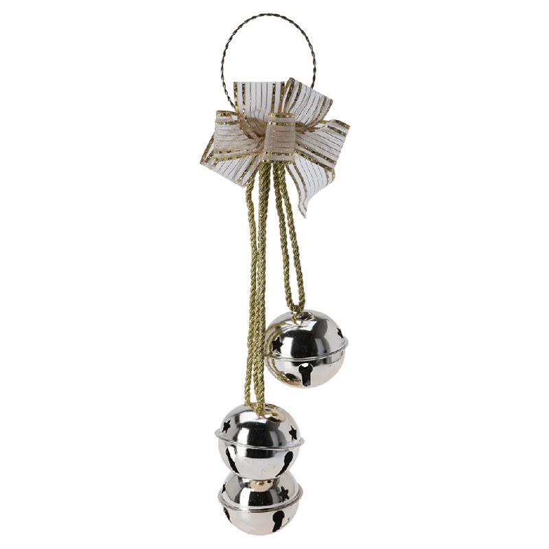 Homesmiths - Christmas Doorhanger Bells - Gold