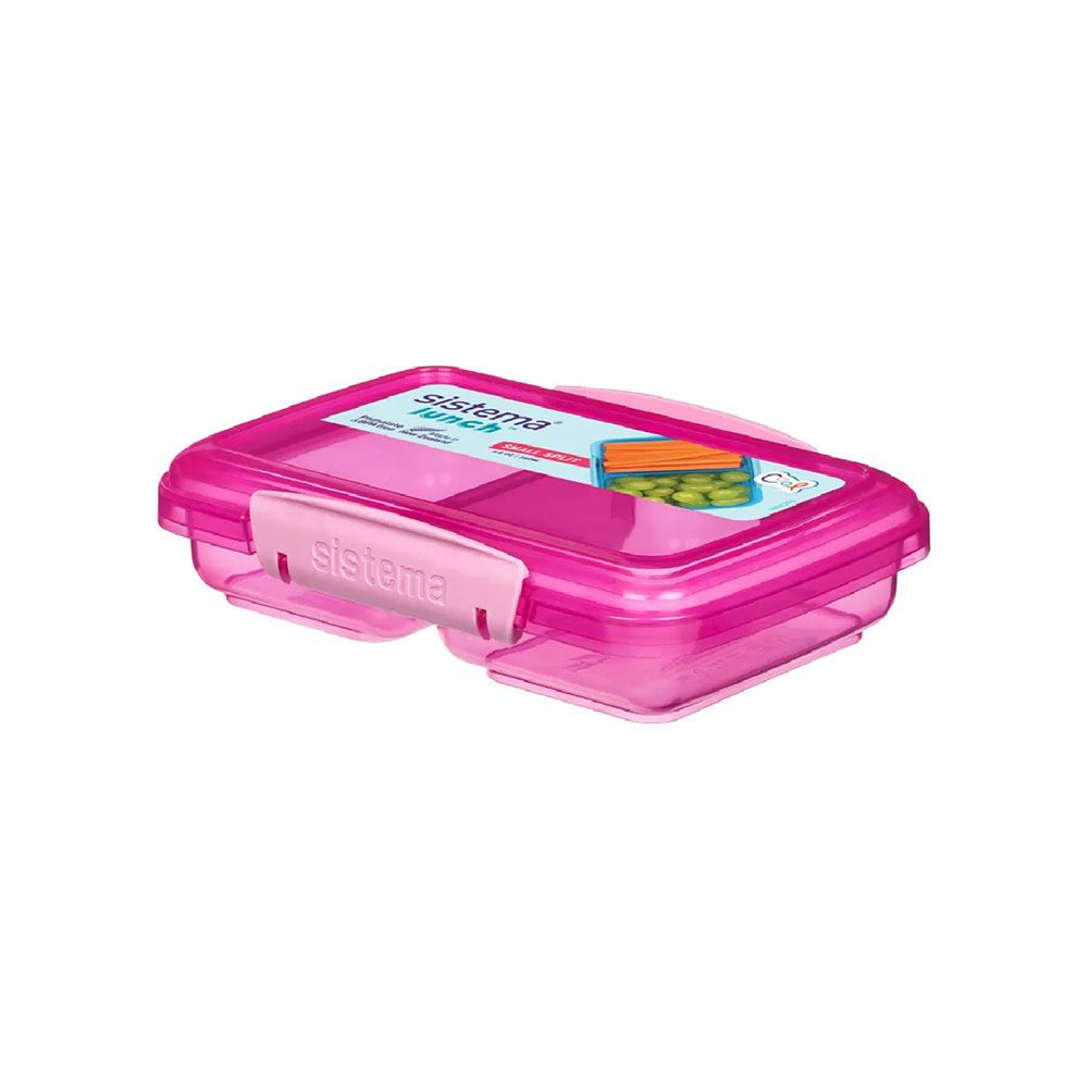 Sistema Small Split Lunch 350ml - Pink