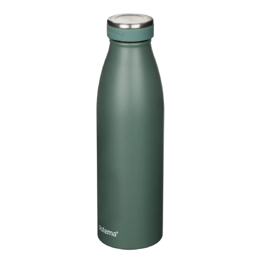 Sistema Stainless Steel Bottle 500ML - Green