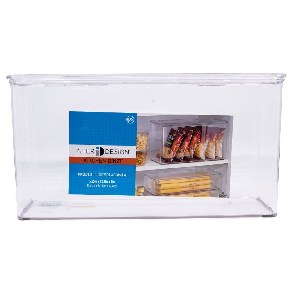 InterDesign - Kitchen Binz Stackable Box 5.5 Inch - Clear