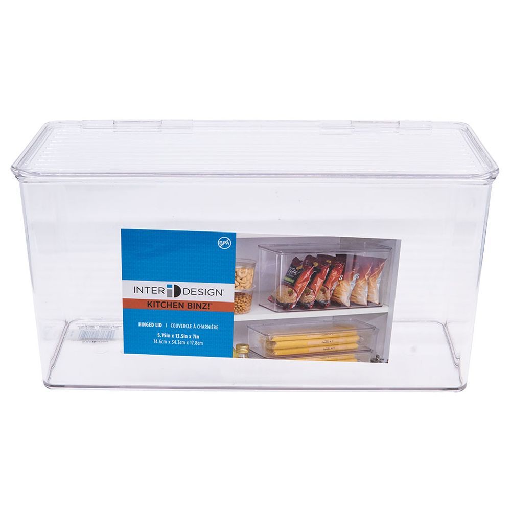 InterDesign - Kitchen Binz Stackable Box 5.5 Inch - Clear