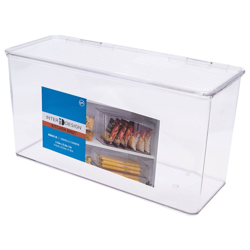 InterDesign - Kitchen Binz Stackable Box 5.5 Inch - Clear