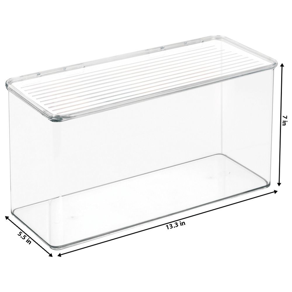 InterDesign - Kitchen Binz Stackable Box 5.5 Inch - Clear