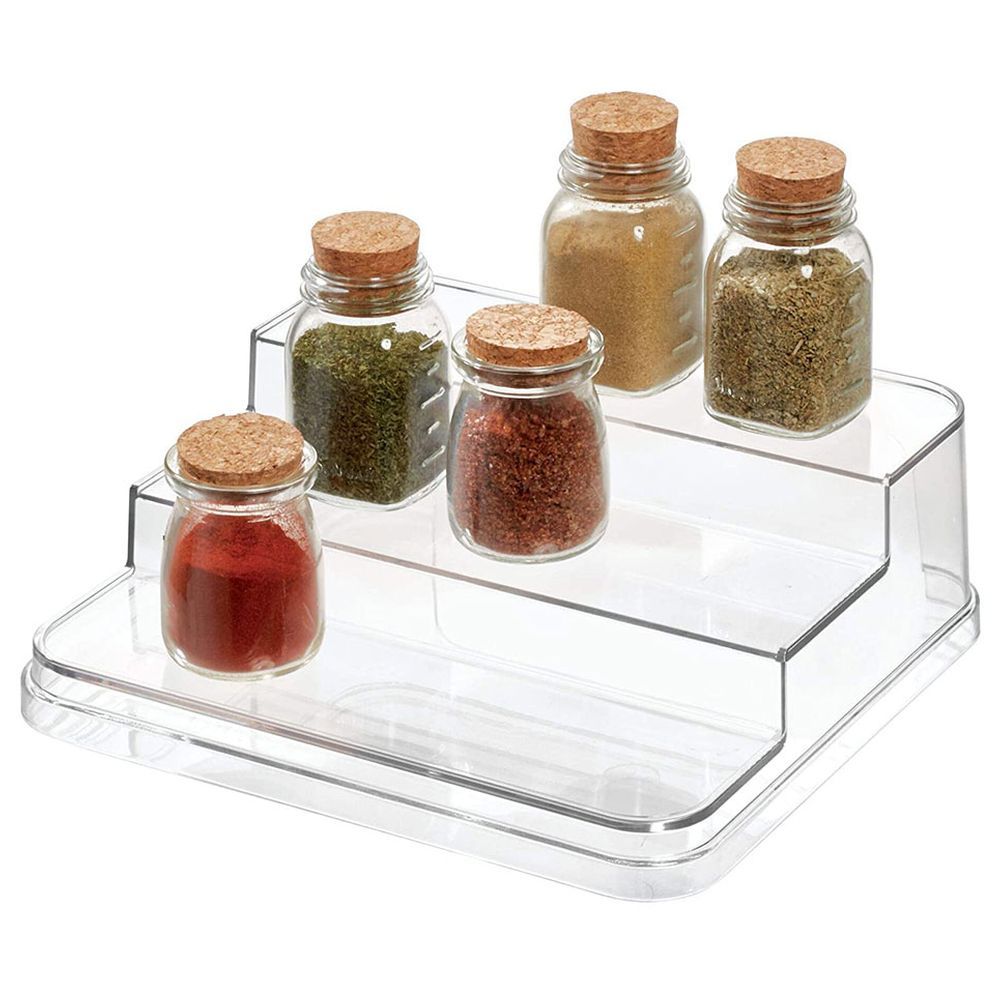 InterDesign - Crisp Tiered Spice Rack Clear