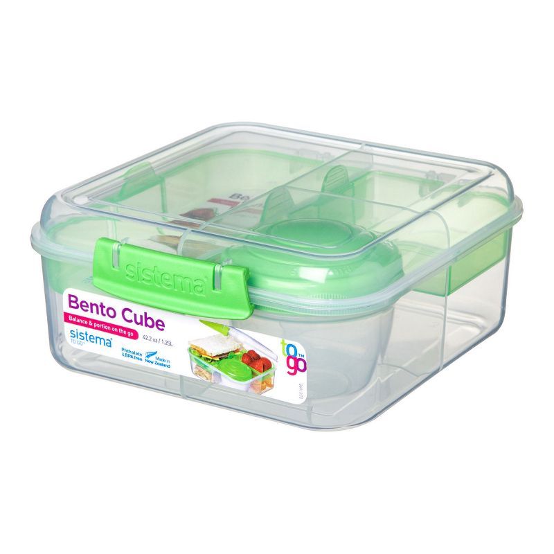 Sistema Bento Lunch To Go 1.65L - Green