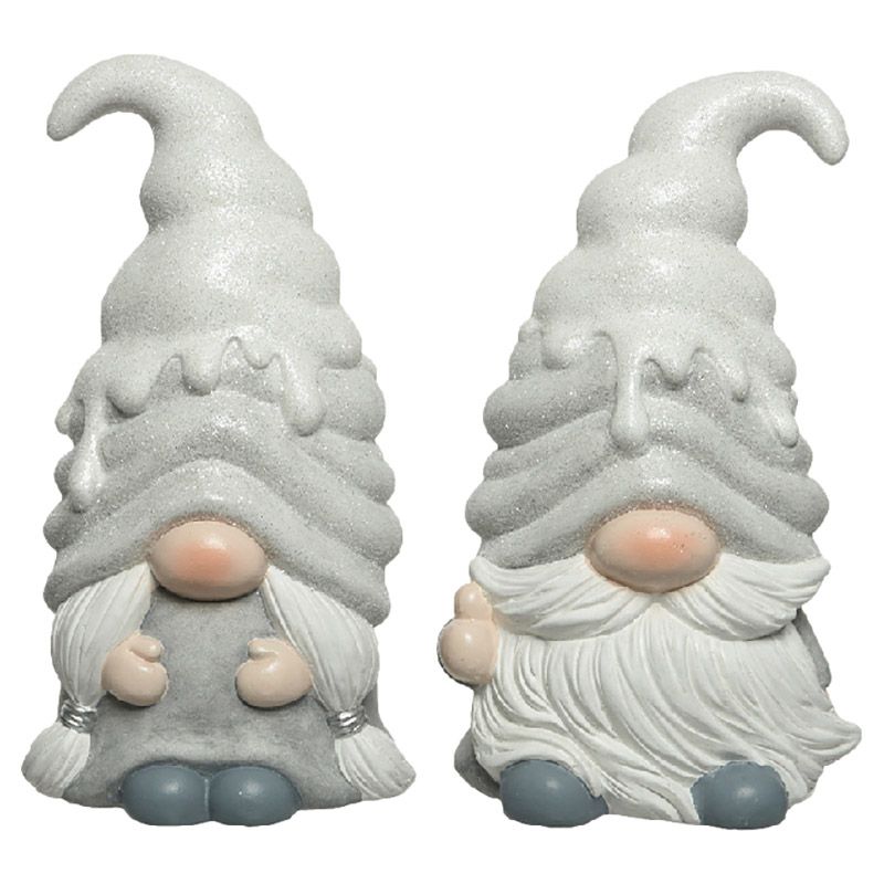 Homesmiths - Christmas Trracotta Gnome - 26.5cm - Assorted 1pc