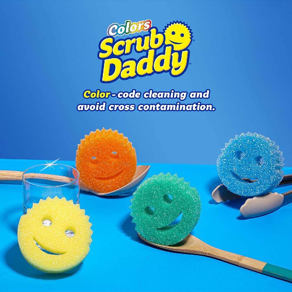 Scrub Daddy - Original Dish & Kitchen Cleaning Sponge - Pack of 4