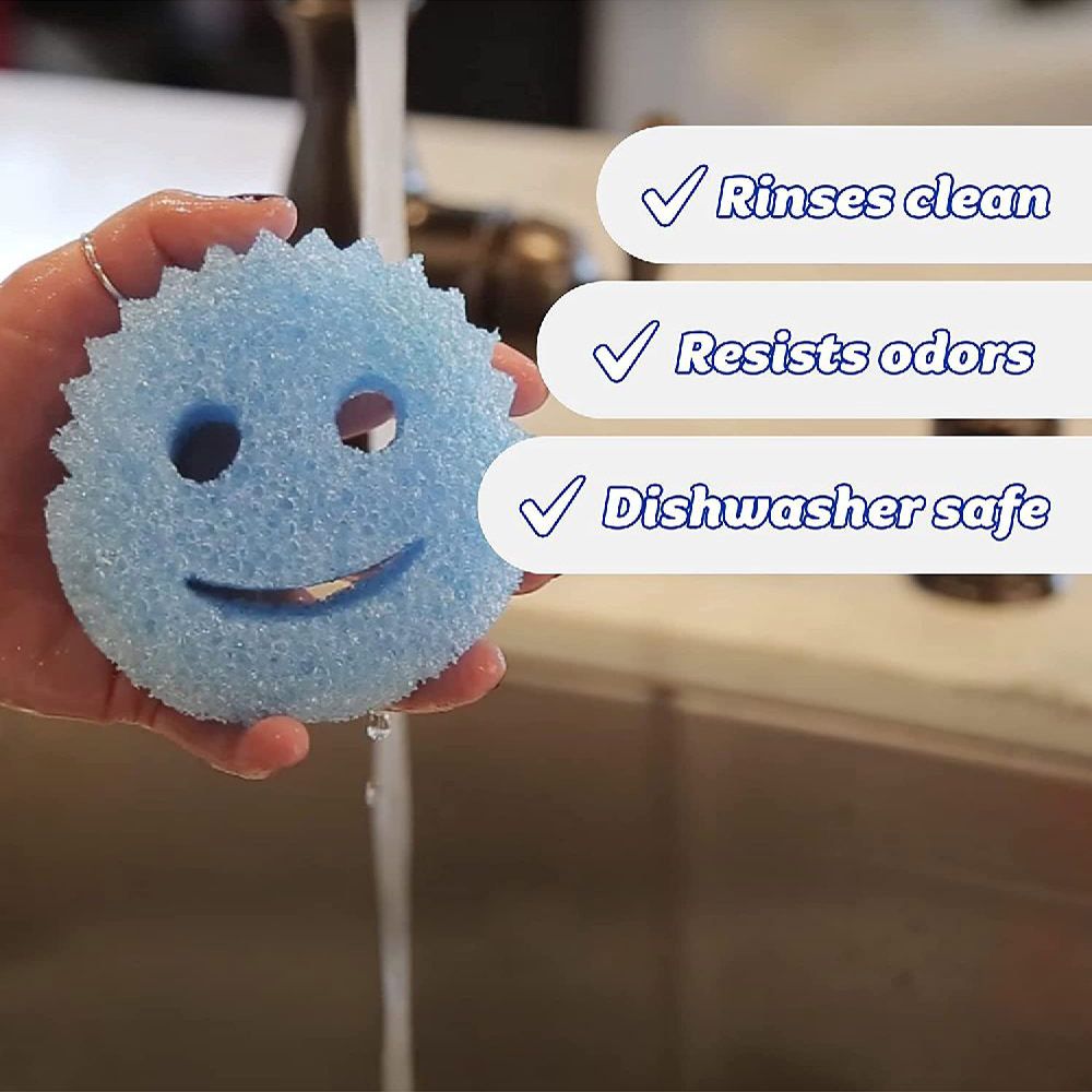 Scrub Daddy - Original Dish & Kitchen Cleaning Sponge - Pack of 4