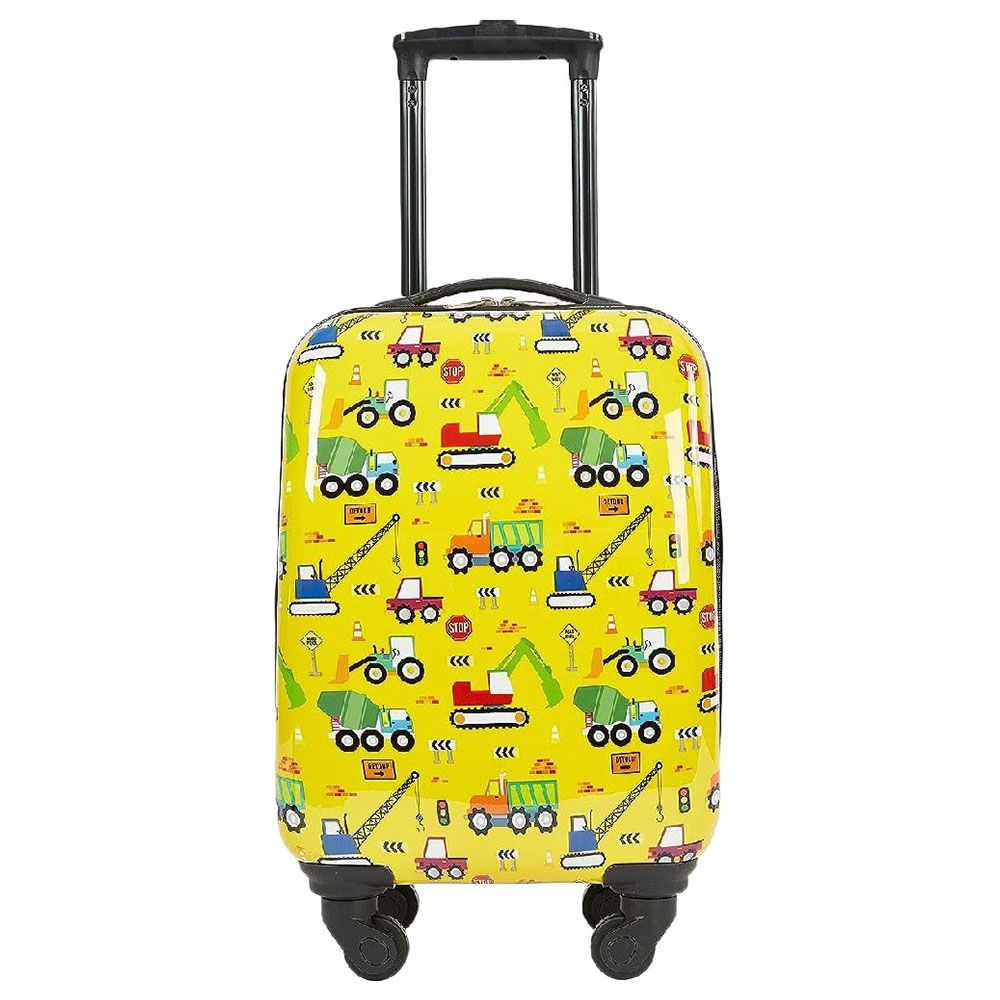 Travelers Club - 360 Degree Spin Luggage Set - Yellow - 5pcs