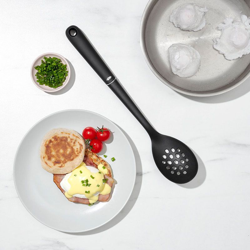 Oxo - Nylon Slotted Spoon - Black