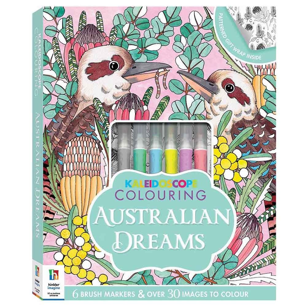 Hinkler - Kaleidoscope Australian Dreams Coloring Kit