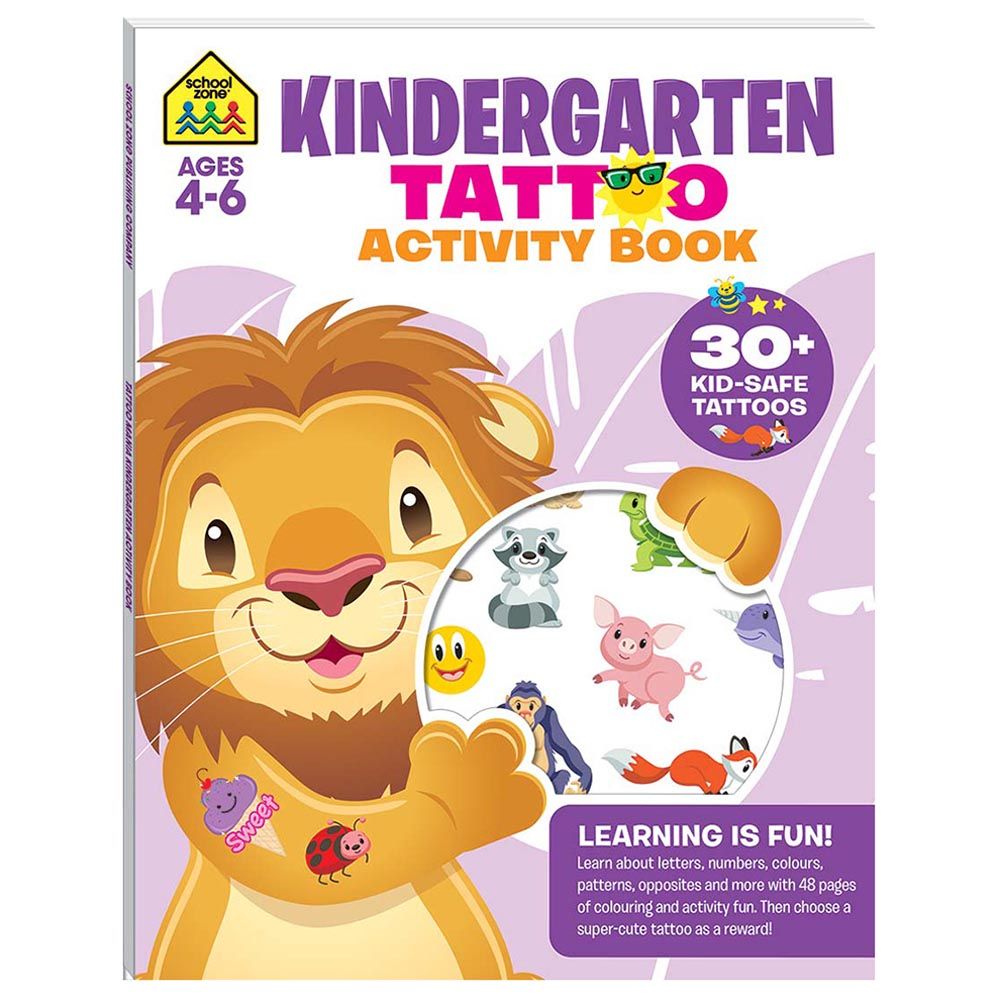 كتاب Kindergarten Tattoo Activity Book