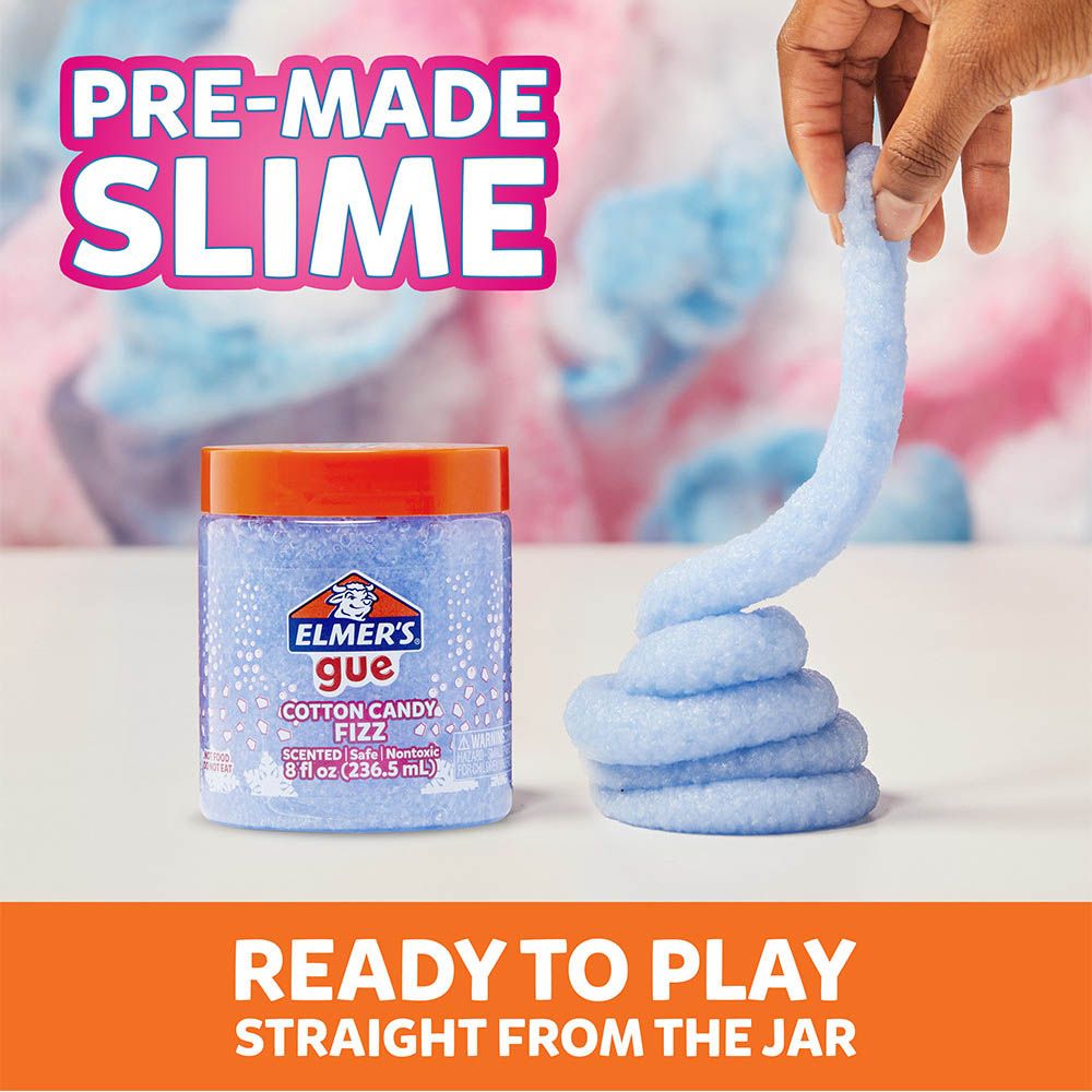 Elmers - Gue Premade Gue Slime - Cotton Candy Fizz - 236.5ml