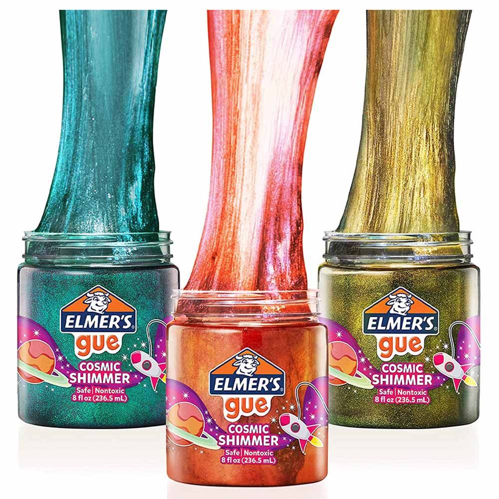 Elmers - Gue Premade Cosmic Shimmer Glitter Slime - 3pcs