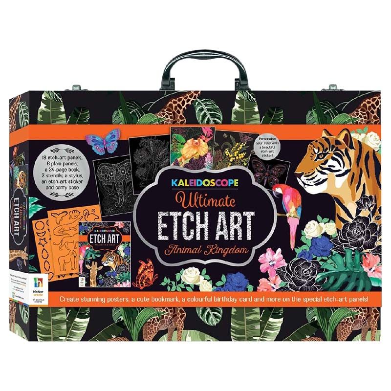 Hinkler - Etch Art Carry Case - Animal Kingdom