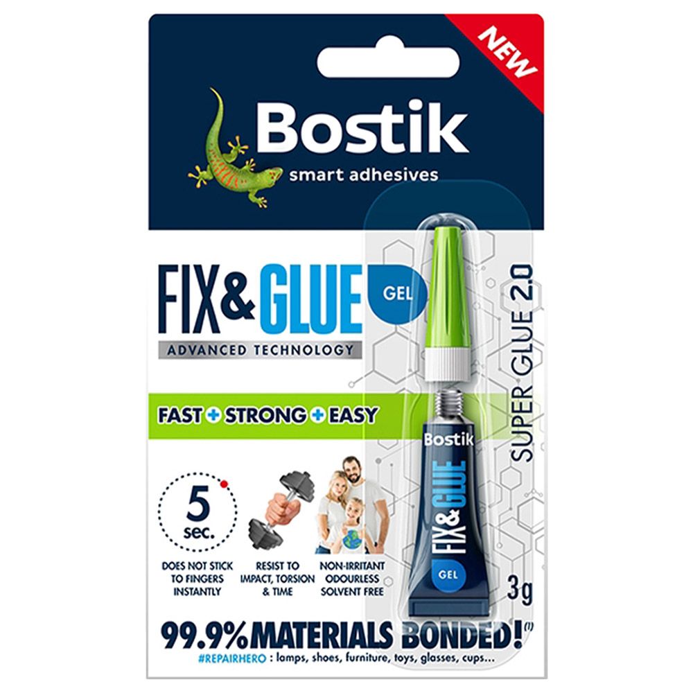 Bostik - Fix & Glue Gel - 3G 