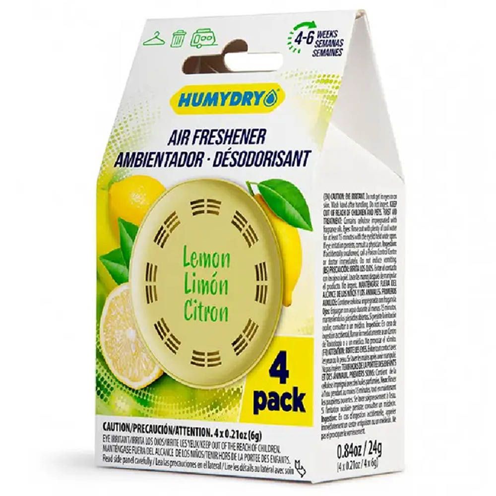 Humydry - Air Freshener Disc - Lemon - 4pcs