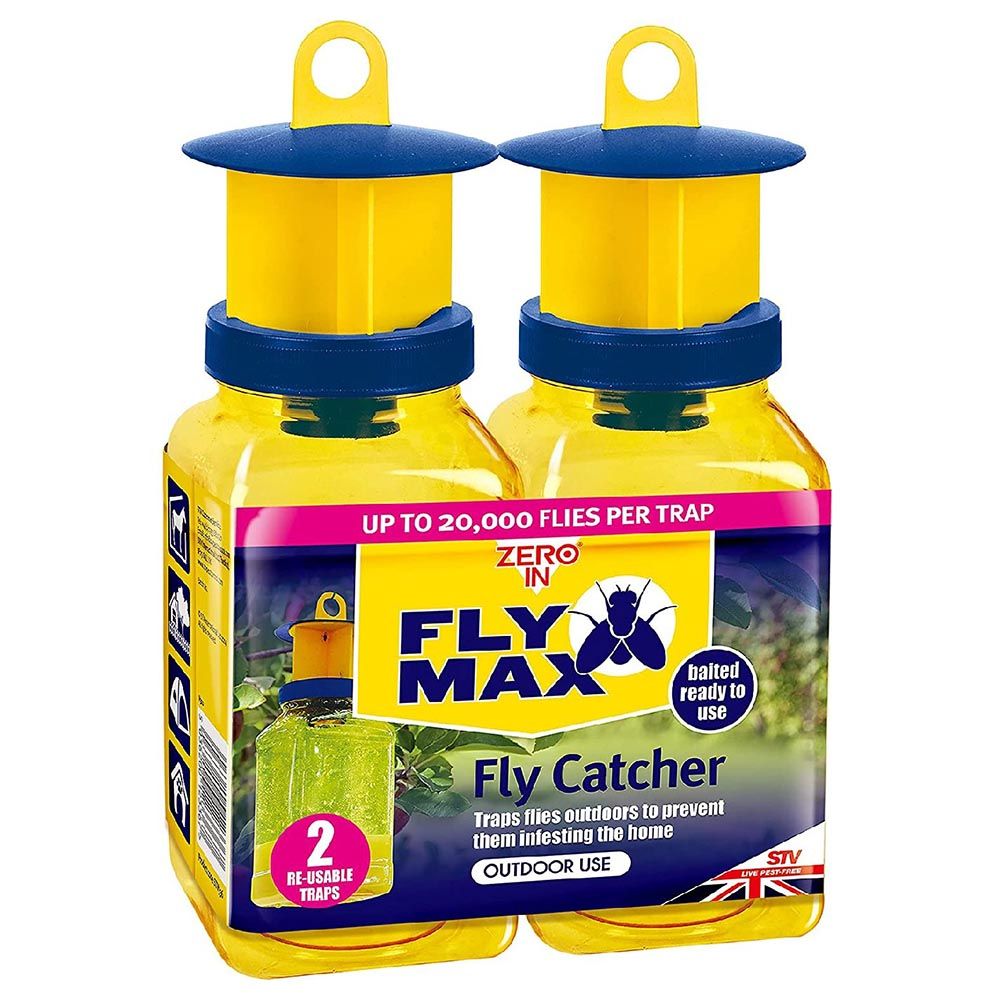 Zero In - Fly Max Re-Usable Fly Catcher - Pack Of 2