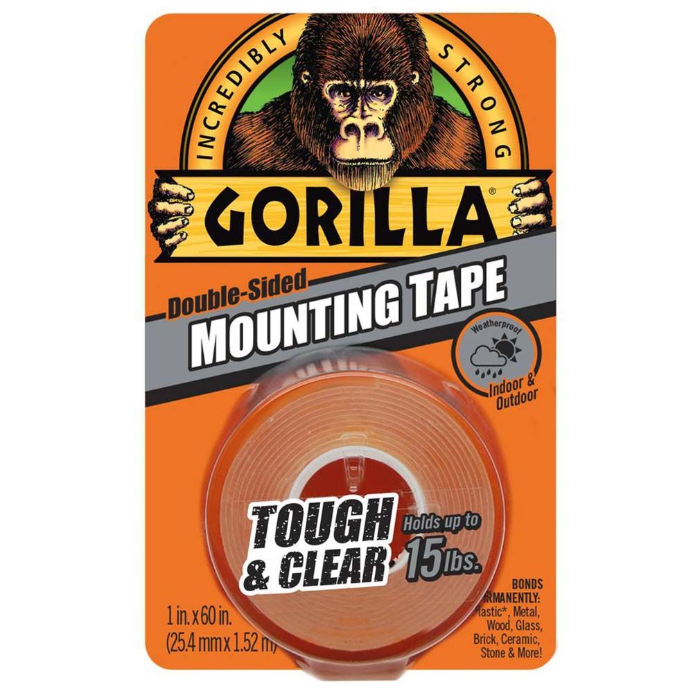 Gorilla - Double Side Mounting Tape Tough & Clear