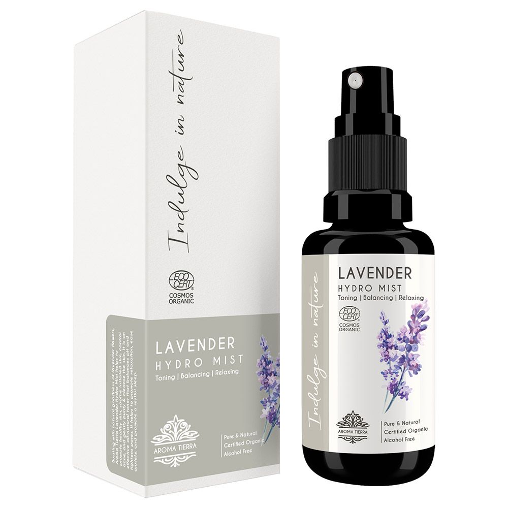 Aroma Tierra - Organic Lavender Water Hydrosol Mist - 30ml