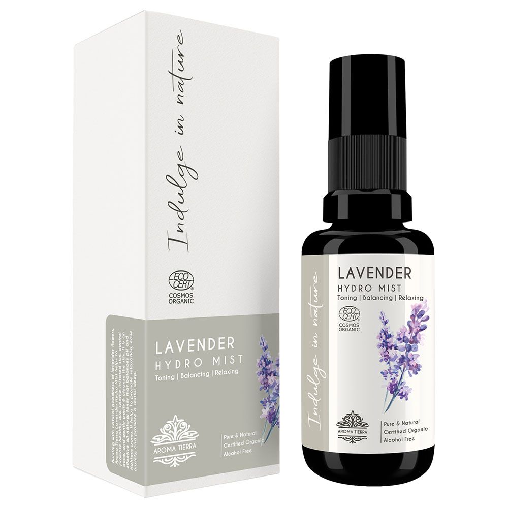 Aroma Tierra - Organic Lavender Water Hydrosol Mist - 30ml