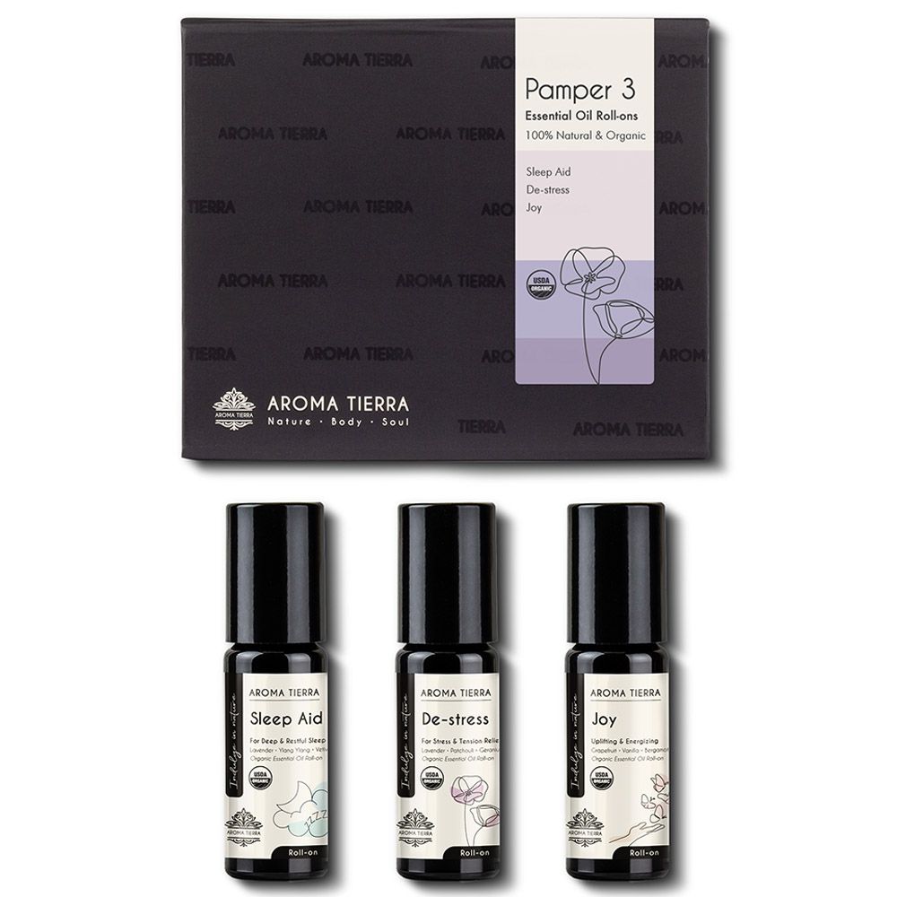 Aroma Tierra - Pamper Roll-on Set - 3pcs