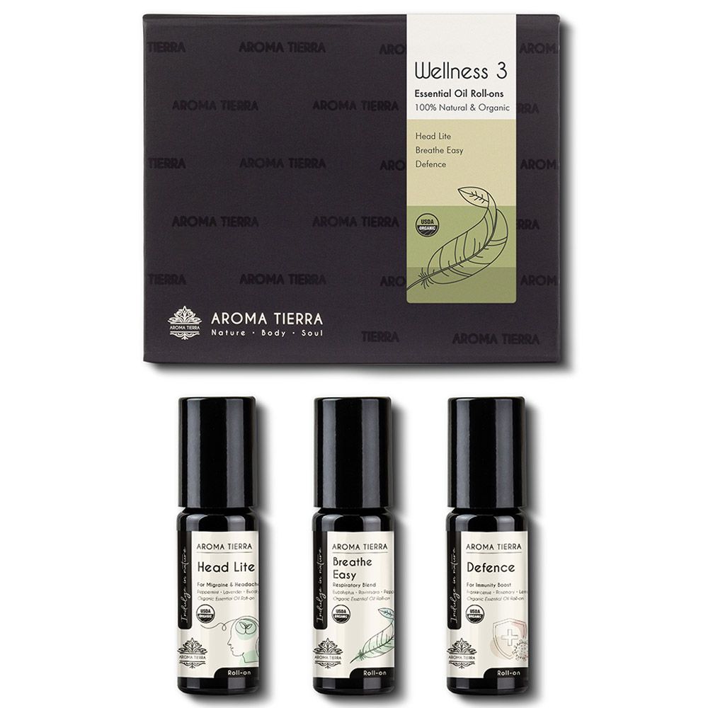 Aroma Tierra - Wellness Roll-on Set - 3pcs