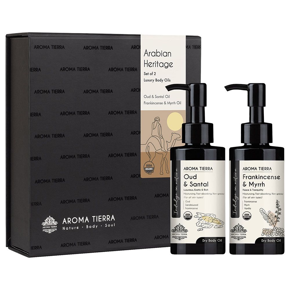 Aroma Tierra - Arabian Heritage Body Oil Gift Set - 2pcs