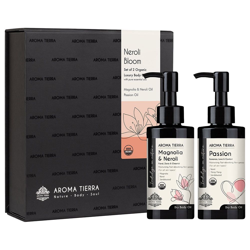 Aroma Tierra - Neroli Bloom Body Oil Gift Set - 2pcs