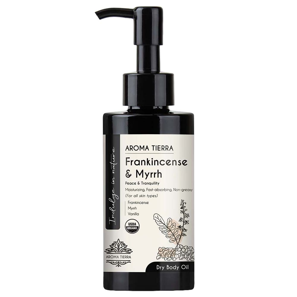 Aroma Tierra - Frankincense & Myrrh Dry Body Oil - 100ml