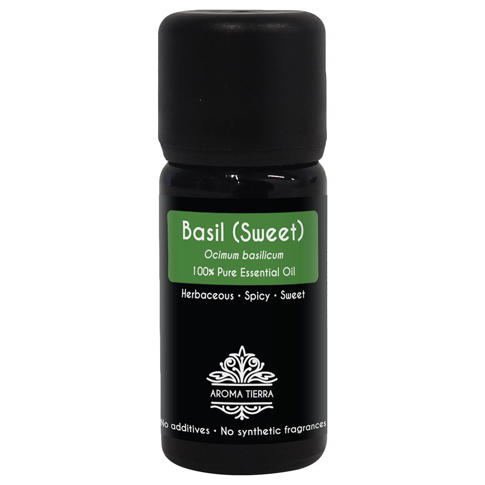 Aroma Tierra - Sweet Basil Essential Oil - 10ml